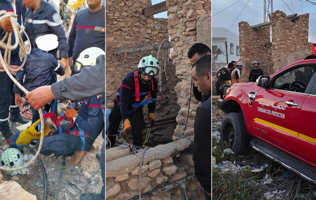 مدنين: الحماية المدنية تُنقذ طفلا سقط في بئر