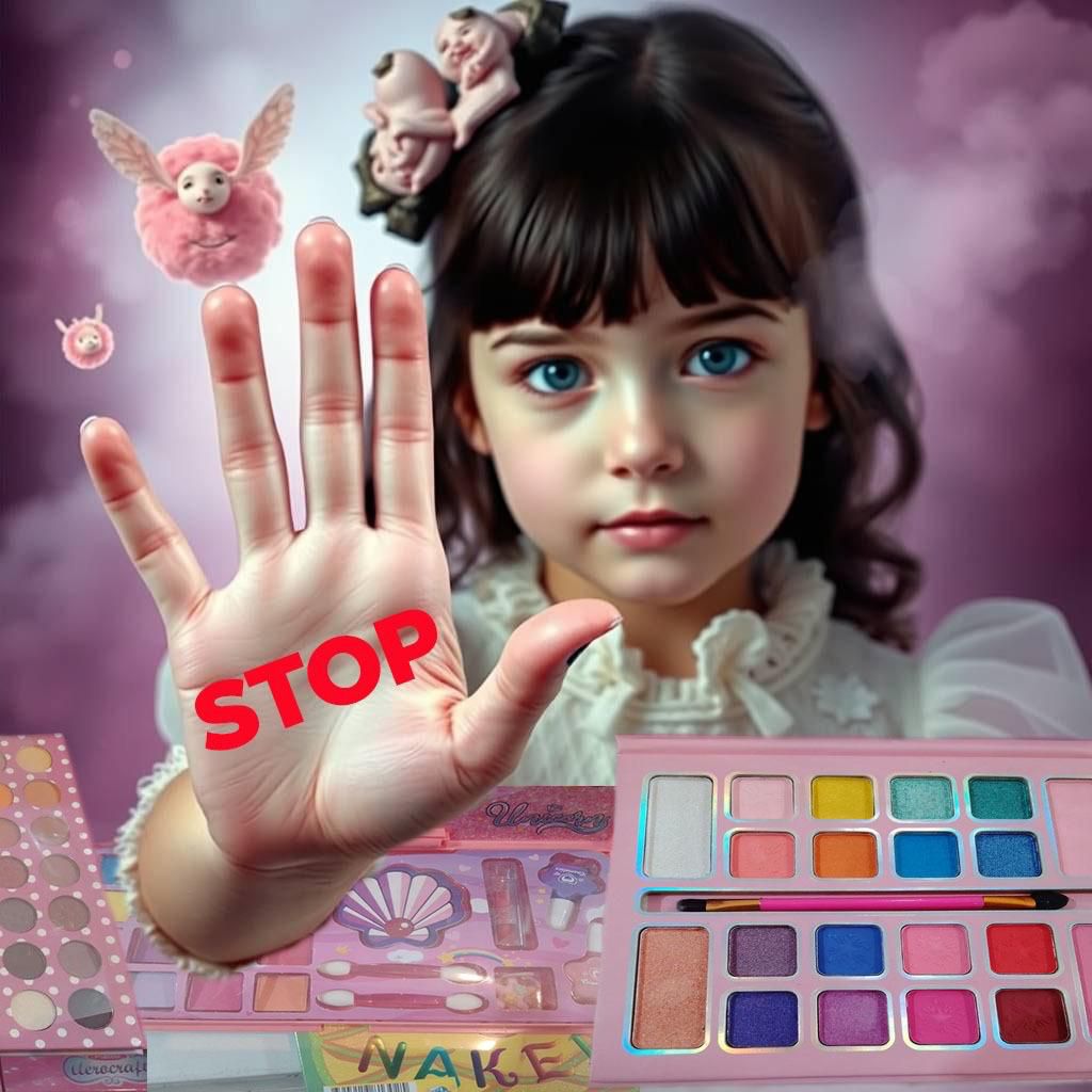 وزارة الصحة تحذّر من مخاطر مستحضرات التجميل للأطفال