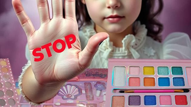 وزارة الصحة تحذّر من مخاطر مستحضرات التجميل للأطفال