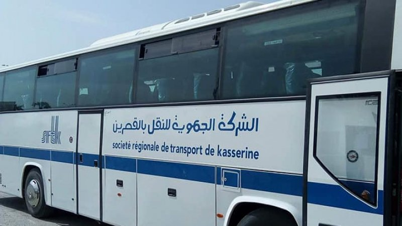شركة النقل بالقصرين: برمجة 102 رحلة منتظمة و179 رحلة إضافية إلى غاية  07 أفريل الجاري