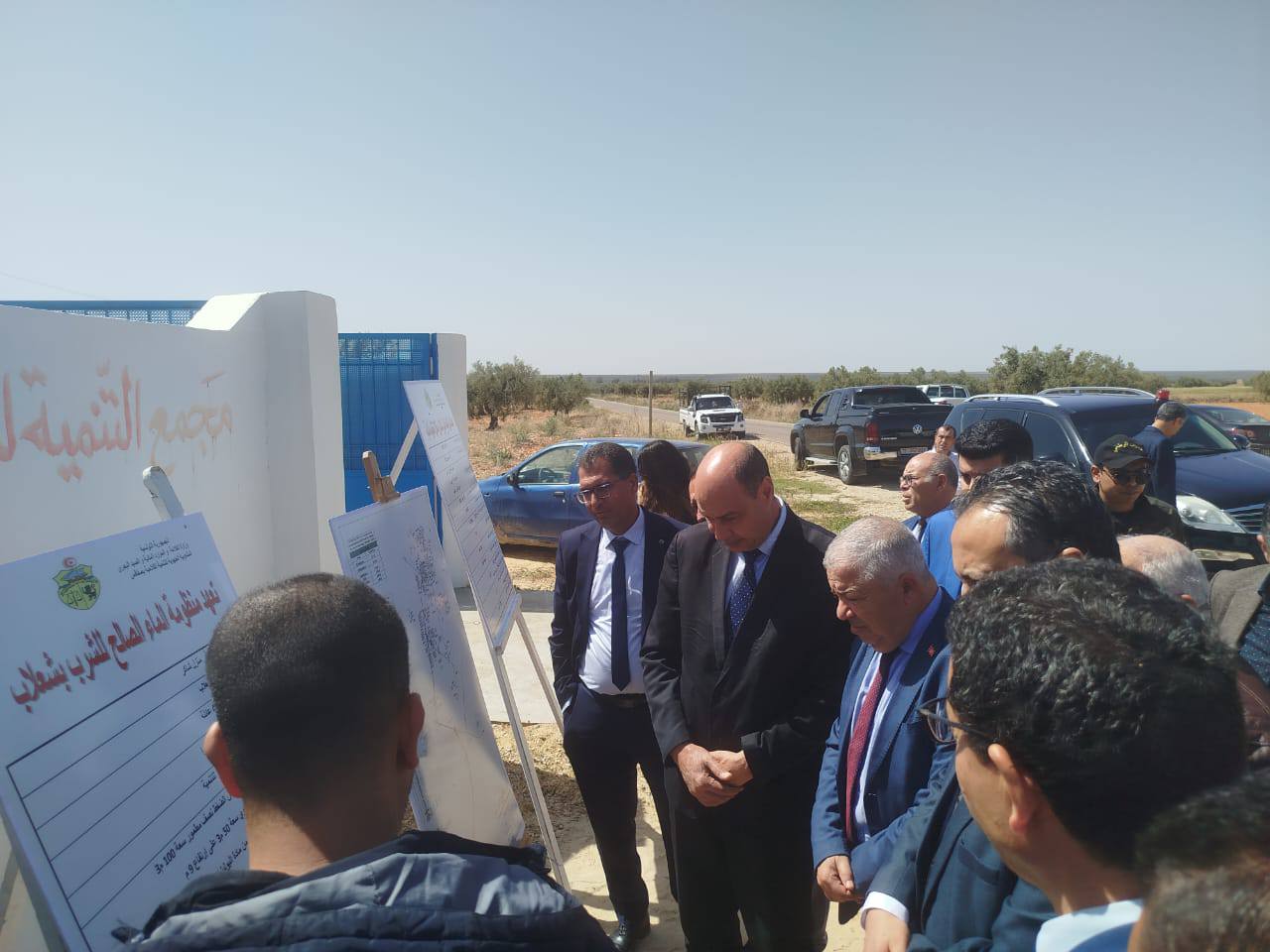 صفاقس: كاتب الدّولة المكلّف بالمياه يطّلع على جملة من المشاريع المائيّة واستعدادات تخزين الحبوب