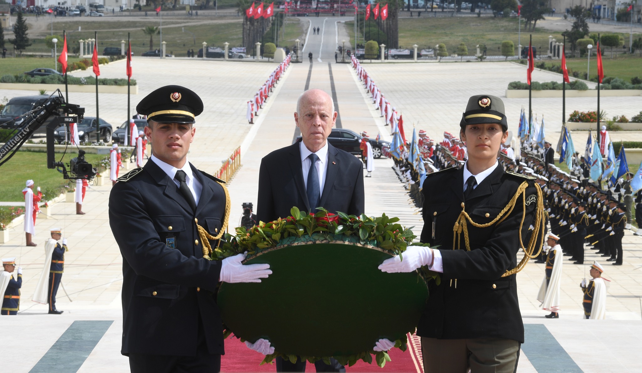 Kaïs Saïed commémore le 87e anniversaire de la fête des martyrs