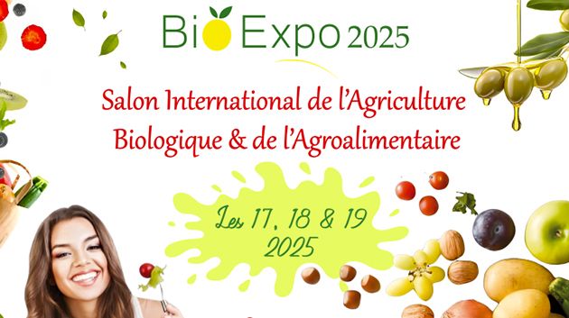  الصالون الدولي للفلاحة البيولوجية والصناعات الغذائية من 17 إلى 19 أفريل 2025 