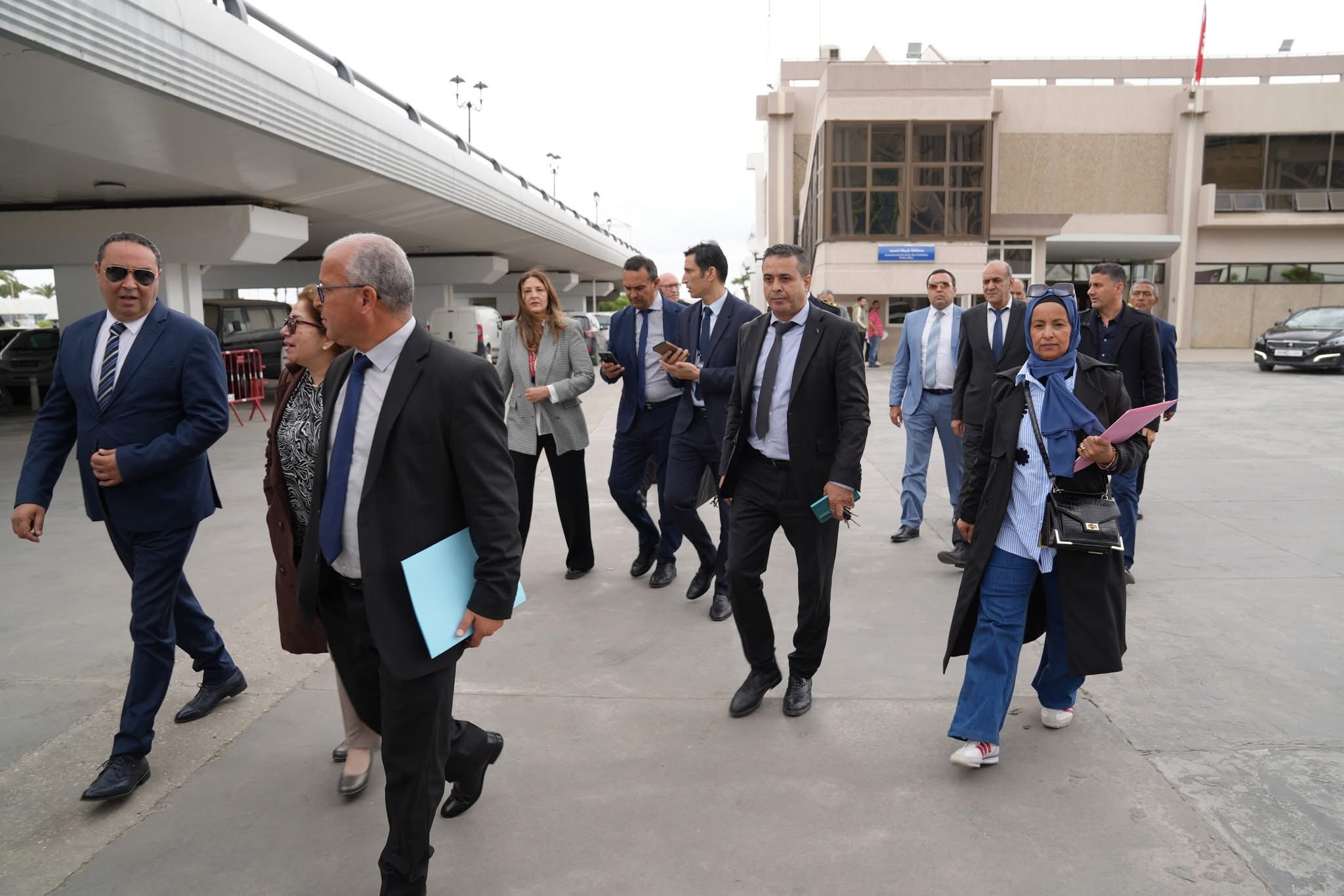 لجنة التخطيط الاستراتيجي تؤدّي زيارة ميدانية الى مطار تونس قرطاج الدولي