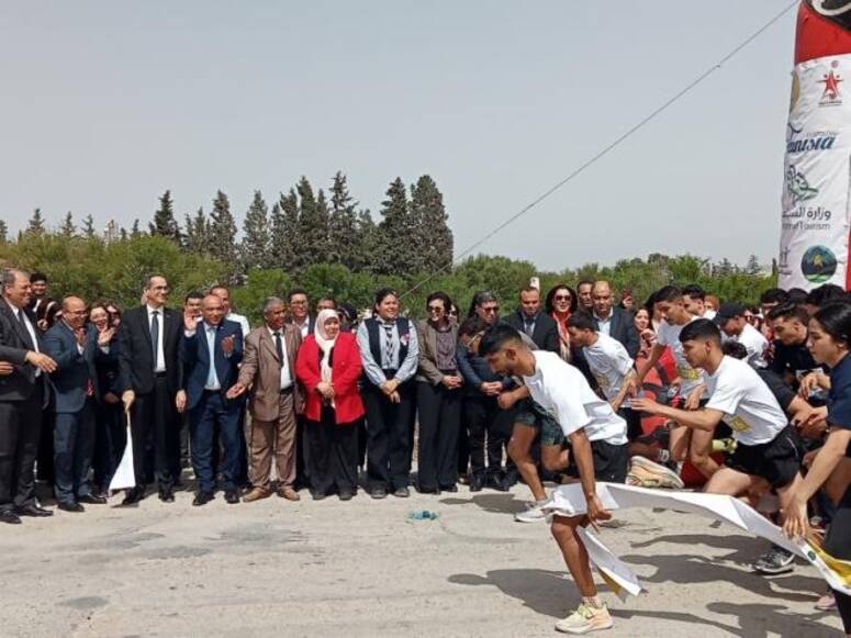  1500 طالبا وطالبة يشاركون في سباق المهرجان الوطني الطالبي للعدو بزغوان