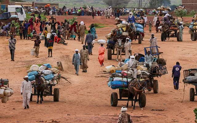 الأمم المتحدة : فرار 450 ألف شخص من مدينة الفاشر غربي السودان نتيجة تصاعد القتال