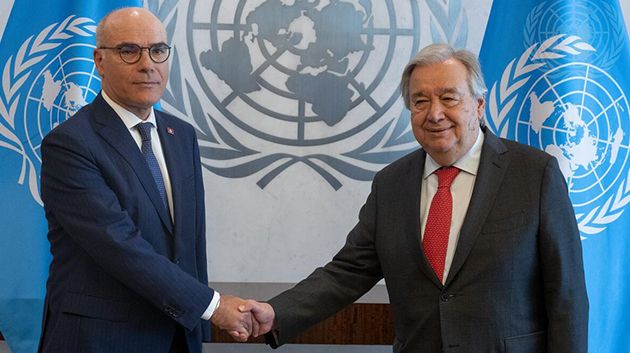 المندوب الدائم الجديد لتونس لدى الأمم المتحدة يقدم أوراق اعتماده للأمين العام للمنظمة الأممية