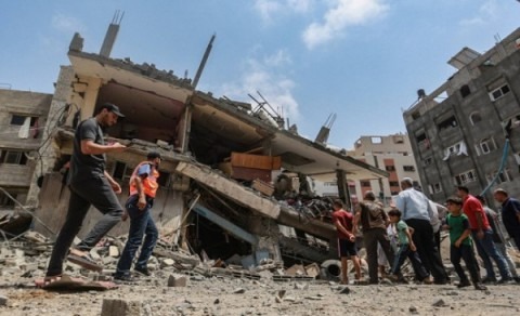 استشــ هاد 12 فلسطينيًا في قصف الاحــ تلال الصهيــ وني على قطاع غزة