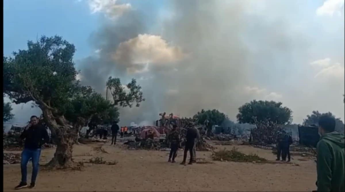 صفاقس:  إزالة مخيمات المهاجرين الأفارقة بهنشير القرقني بالعامرة