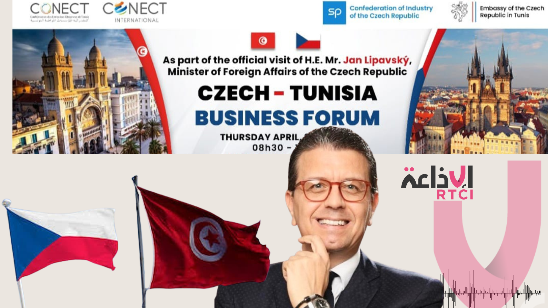 Investissement, IA, hydraulique : la Tunisie et la Tchéquie ouvrent le dialogue économique au Forum économique tuniso-tchèque