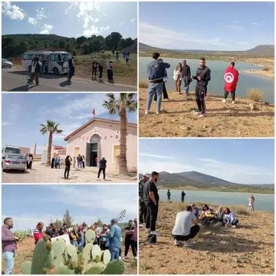 القصرين : شباب من أربع ولايات يكتشفون كنوز الجهة خلال تظاهرة بيئية رائدة