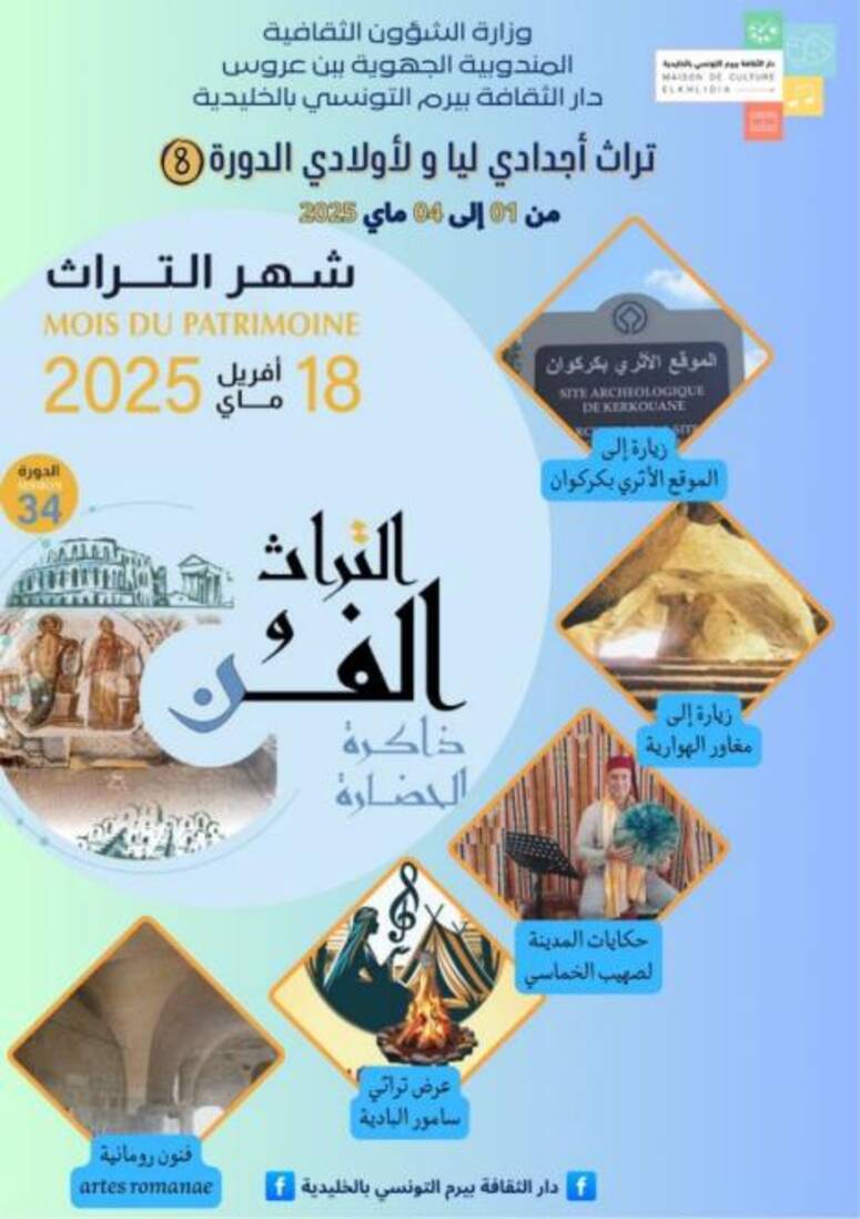 بن عروس : انطلاق الدورة الثامنة من تظاهرة الخليدية " تراث أجدادي ليا ولأولادي "