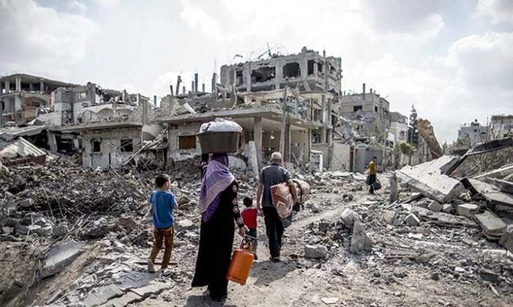 العدوان الصهيوني على غزة : شهيدة ومصابون جراء قصف الاحتلال مدينتي غزة وخان يونس
