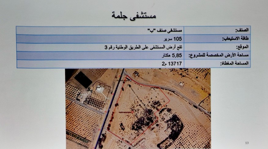 موفى ماي: انطلاق أشغال المستشفى الجهوي بجلمة
