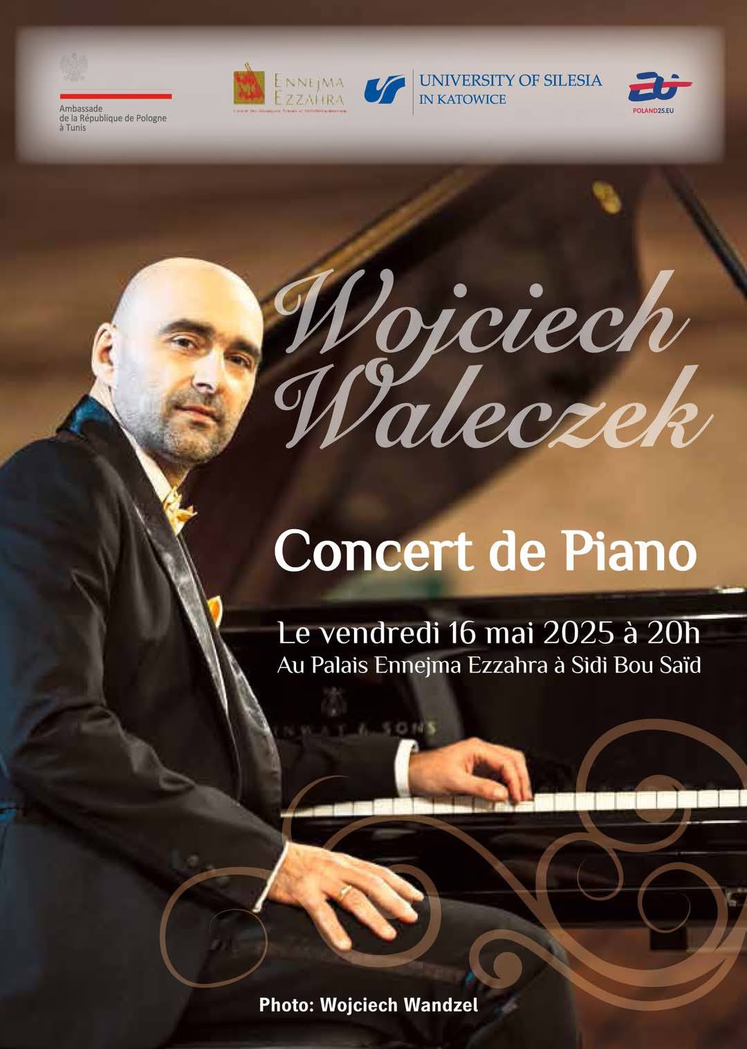الجمعة 16 ماي الجاري...عرض موسيقي يحييه عازف البيانو البولوني Wojciech Waleczek بقصر النجمة الزهراء
