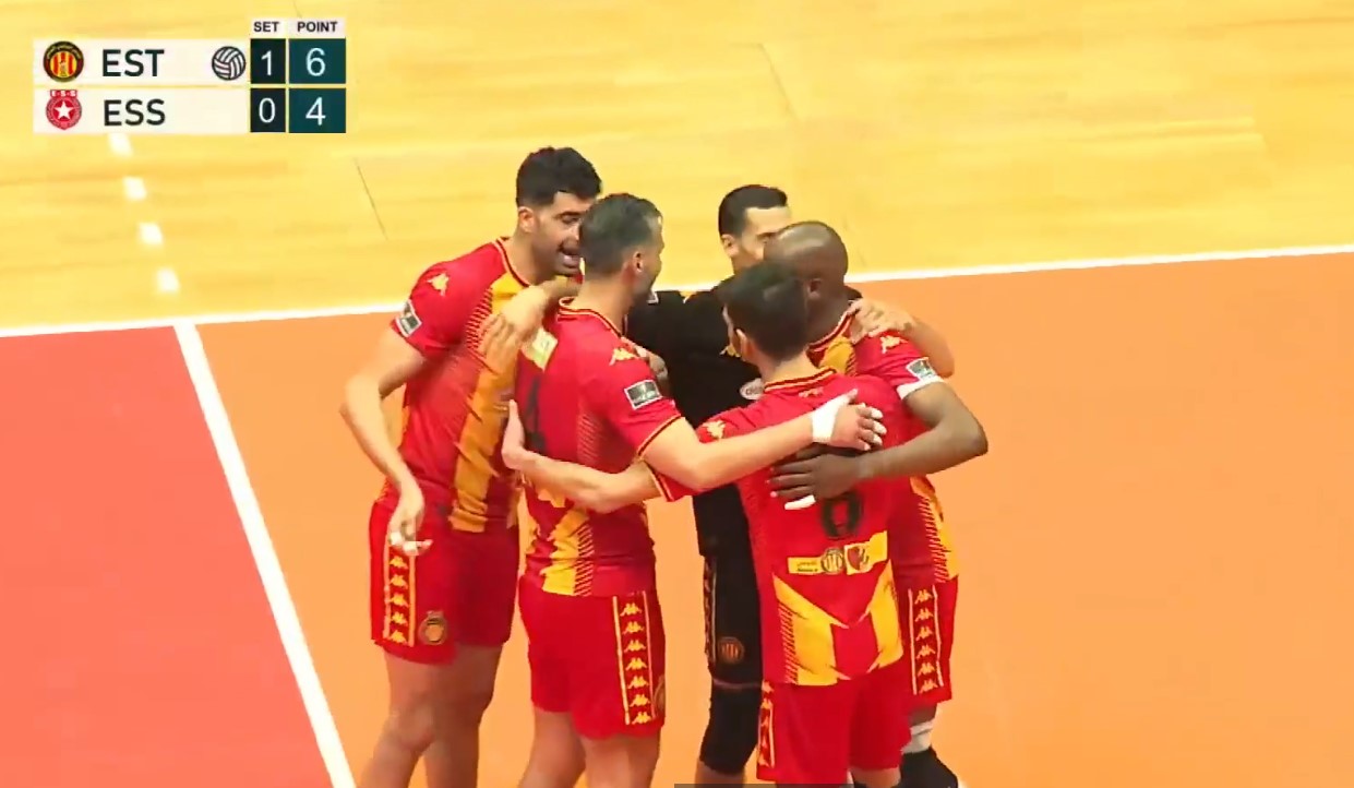 كأس تونس للكرة الطائرة: الترجي الرياضي يتوّج باللقب للمرة 23 والتاسع على التوالي