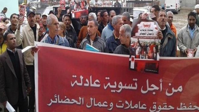  عمال الحضائر دون 45 سنة يطالبون بالتسريع في تطبيق اتفاق 20 اكتوبر