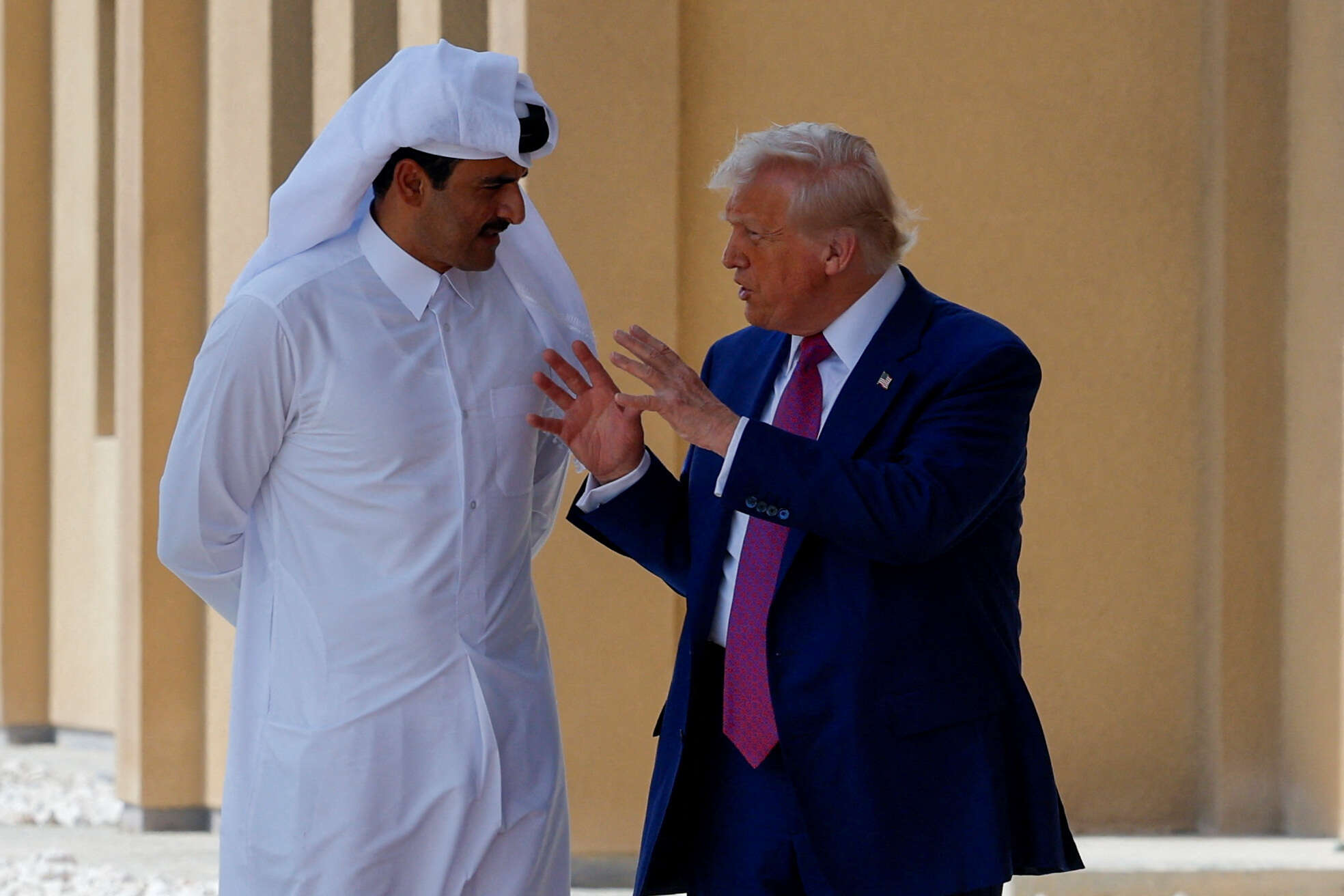 ترامب في قطر: أمريكا ترغب في جعل غزة "منطقة حرة"