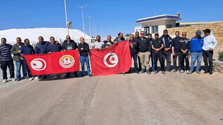 جرجيس : اضراب بشركة مارالب للملاحات التونسية لمدة 3 ايام