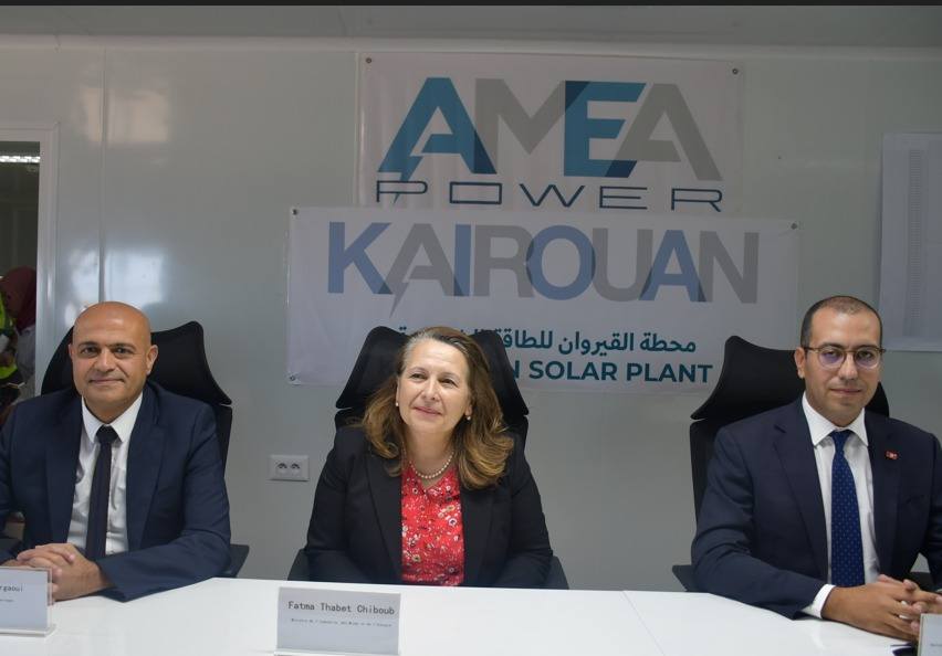  القيروان :متابعة تقدم الأشغال بمحطة توليد الكهرباء من الطاقة الشمسية الفولطاضوئية بالمتبسطة.
