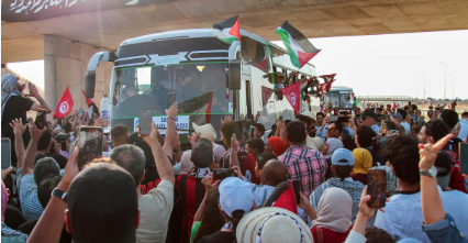 Solidarité avec Gaza: le convoi Assoumoud persiste vers Rafah