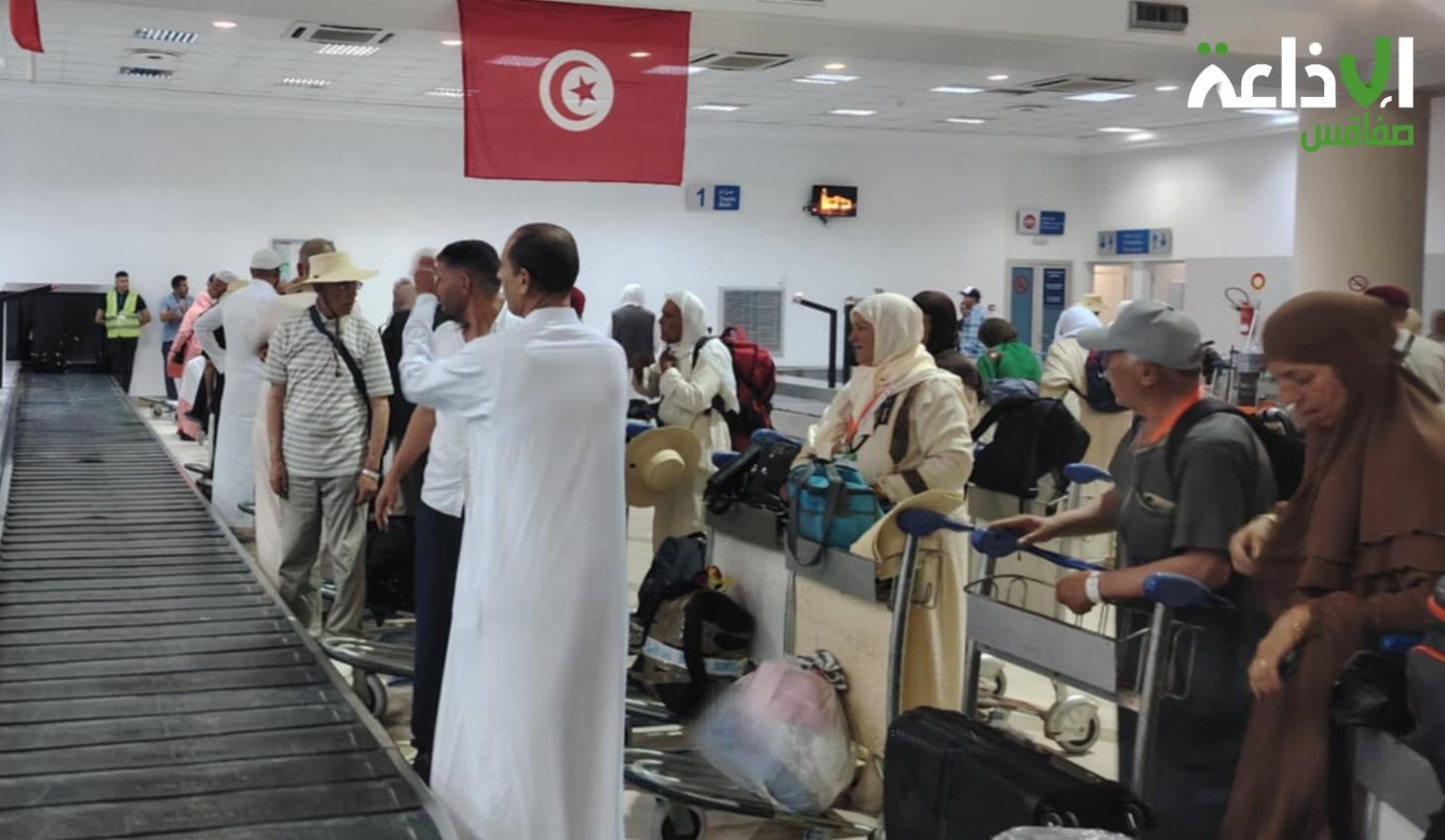 اول رحلة عودة لحجيجنا الميامين عبر مطار صفاقس طينة الدولي 