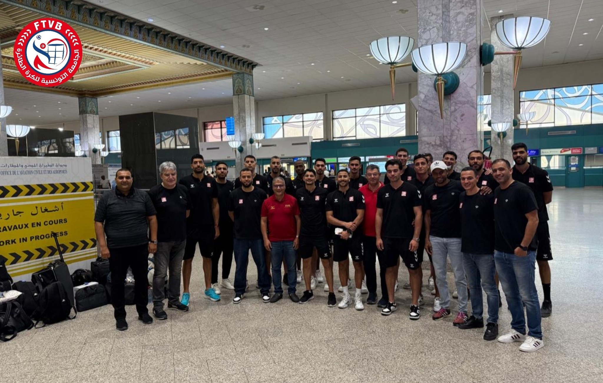 المنتخب التونسي للكرة الطائرة يغادر نحو ايطاليا لاجراء تربص خارجي استعدادا لبطولة العالم