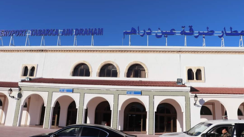 مطار طبرقة عين دراهم الدولي يستأنف نشاطه الجوي