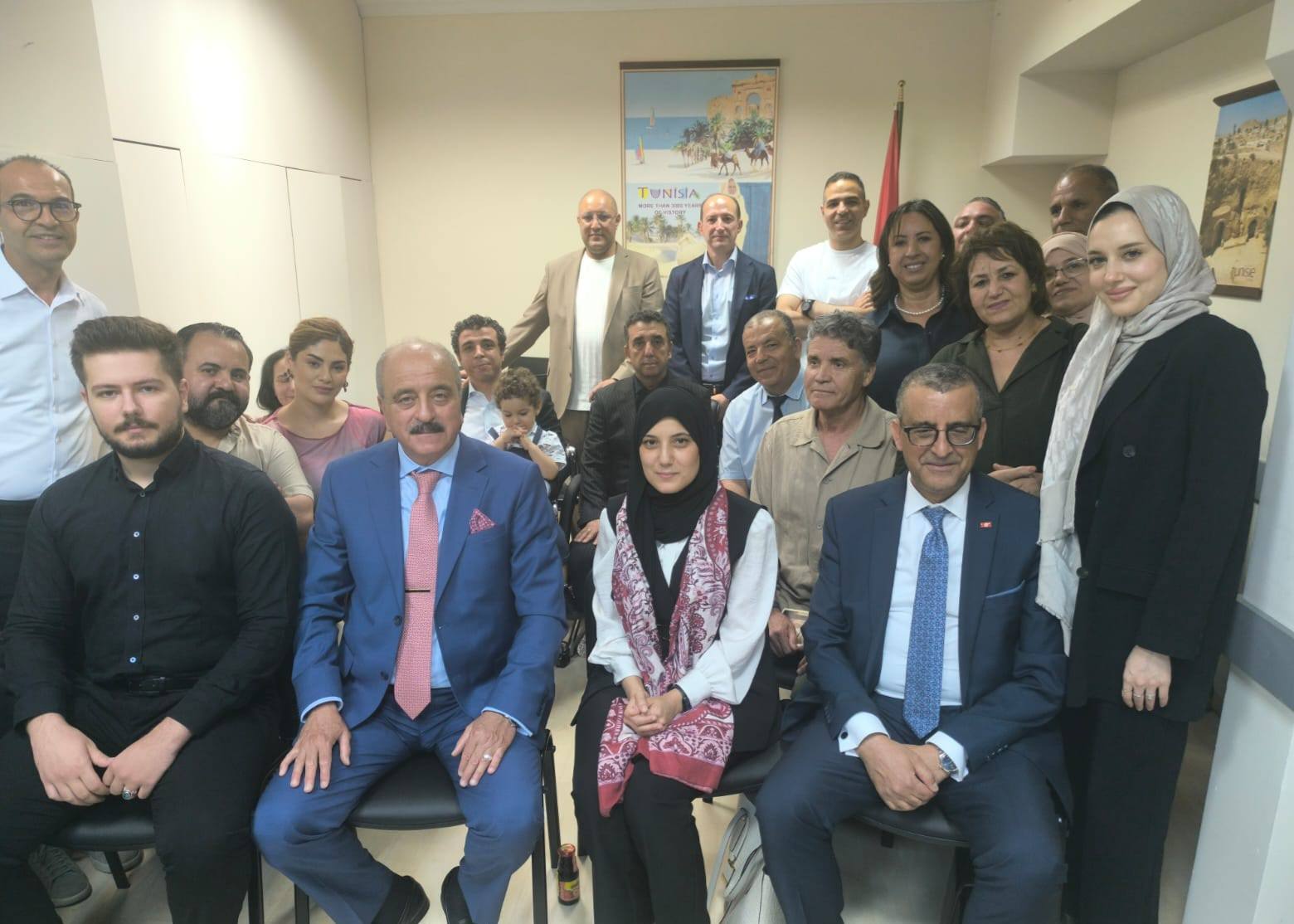 لقاء وزير الخارجية بثلّة من أبناء الجالية والكفاءات العليا التونسية المقيمة بتركيا.