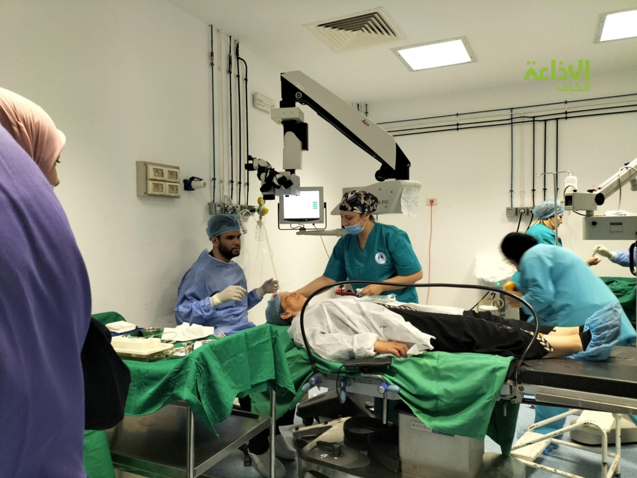 اليوم اجراء عمليات جراحية في طب العيون بصفة مجانية بكافة  ولايات الجمهورية  في  اطار اليوم الوطني الأول لصحة العيون   