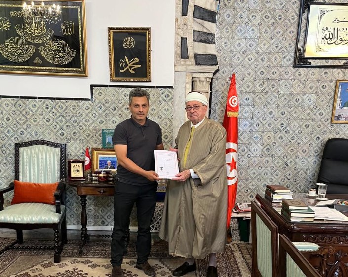 مفتي الجمهورية يتسلّم تقريرا حول المعطيات الفلكية لرصد هلال شهر محرم
