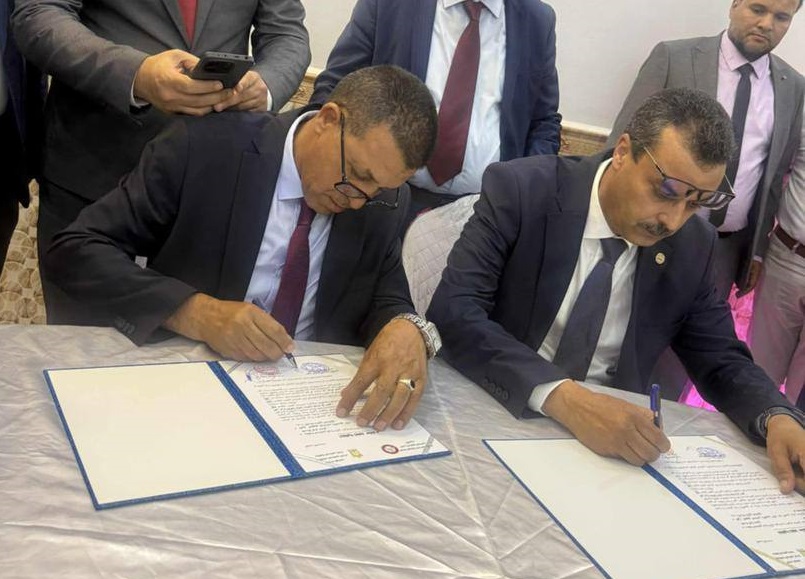 القصرين:  إمضاء إتفاقية تعاون مشترك بين الفرع الجهوي للمحامين و نقابة تبسة للمحامين بالجزائر  