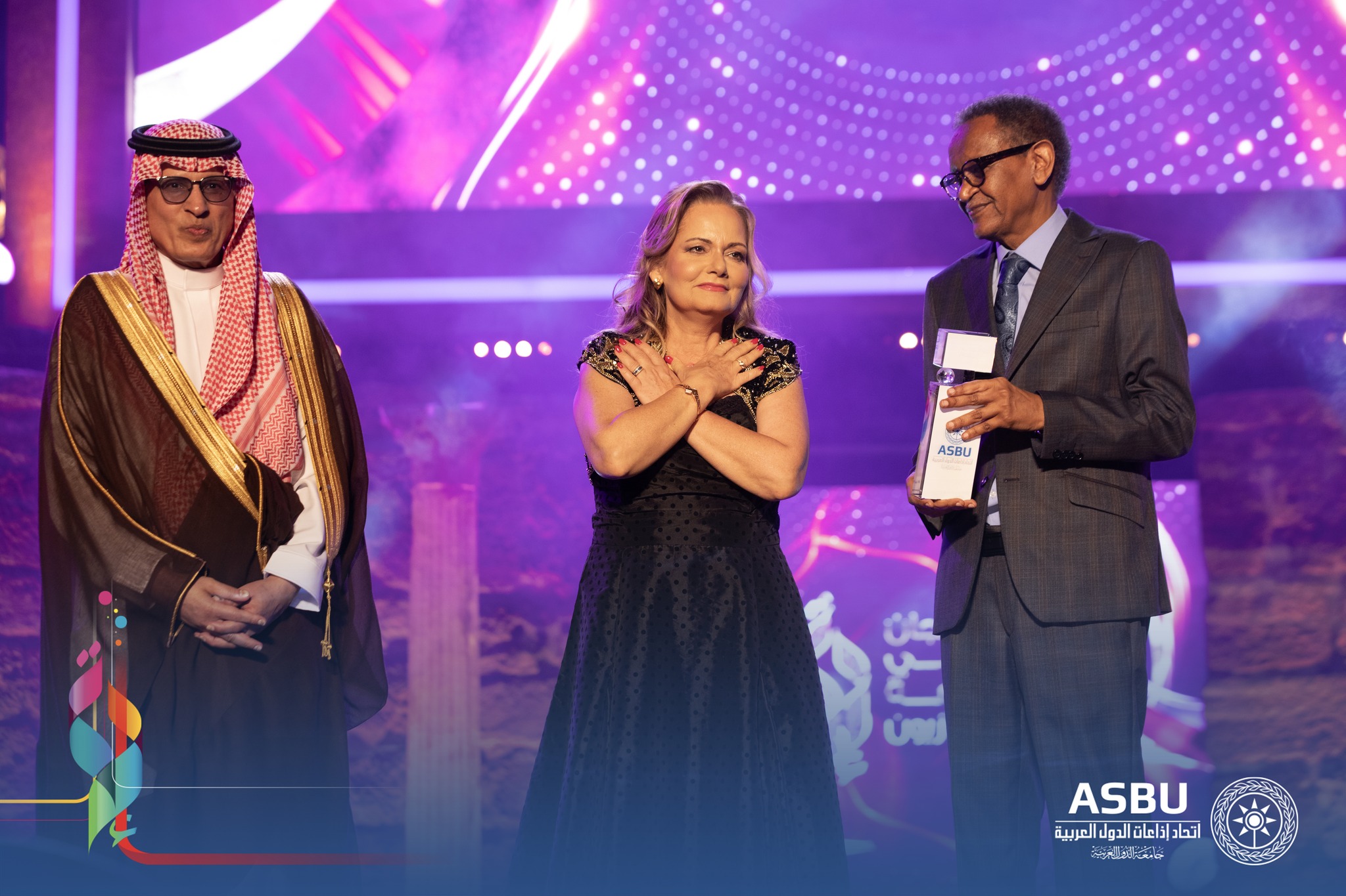  Photos: Le Festival de l’Union des radios et télévisions arabes-ASBU rend hommage à Donia Chaouch de RTCI 