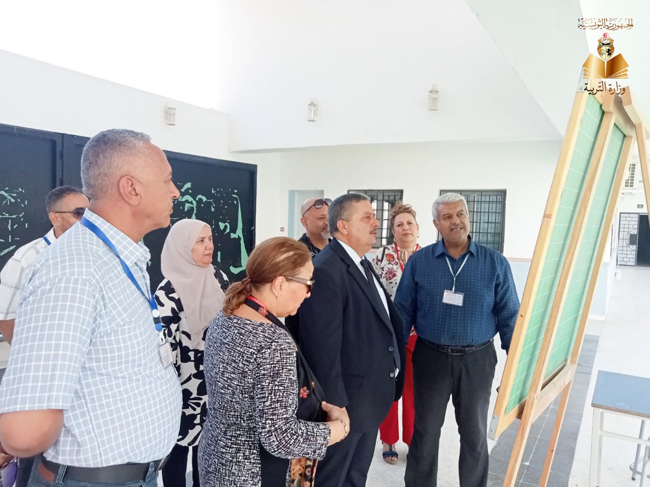 وزير التربية في زيارة لمركز إصلاح الاختبارات الكتابية لمناظرة الدخول إلى المدارس الإعدادية النموذجية بمنّوبة