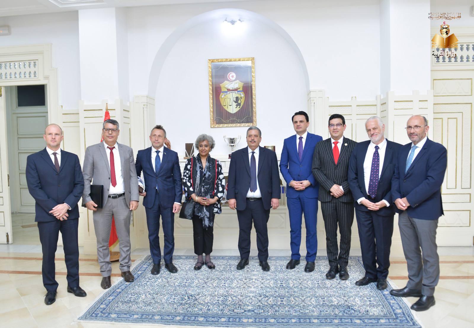 وزير التربية يستقبل وفدا عن مجلس ادارة "اليونيسيف" ويؤكد على مزيد تعزيز التعاون مع المنظمة
