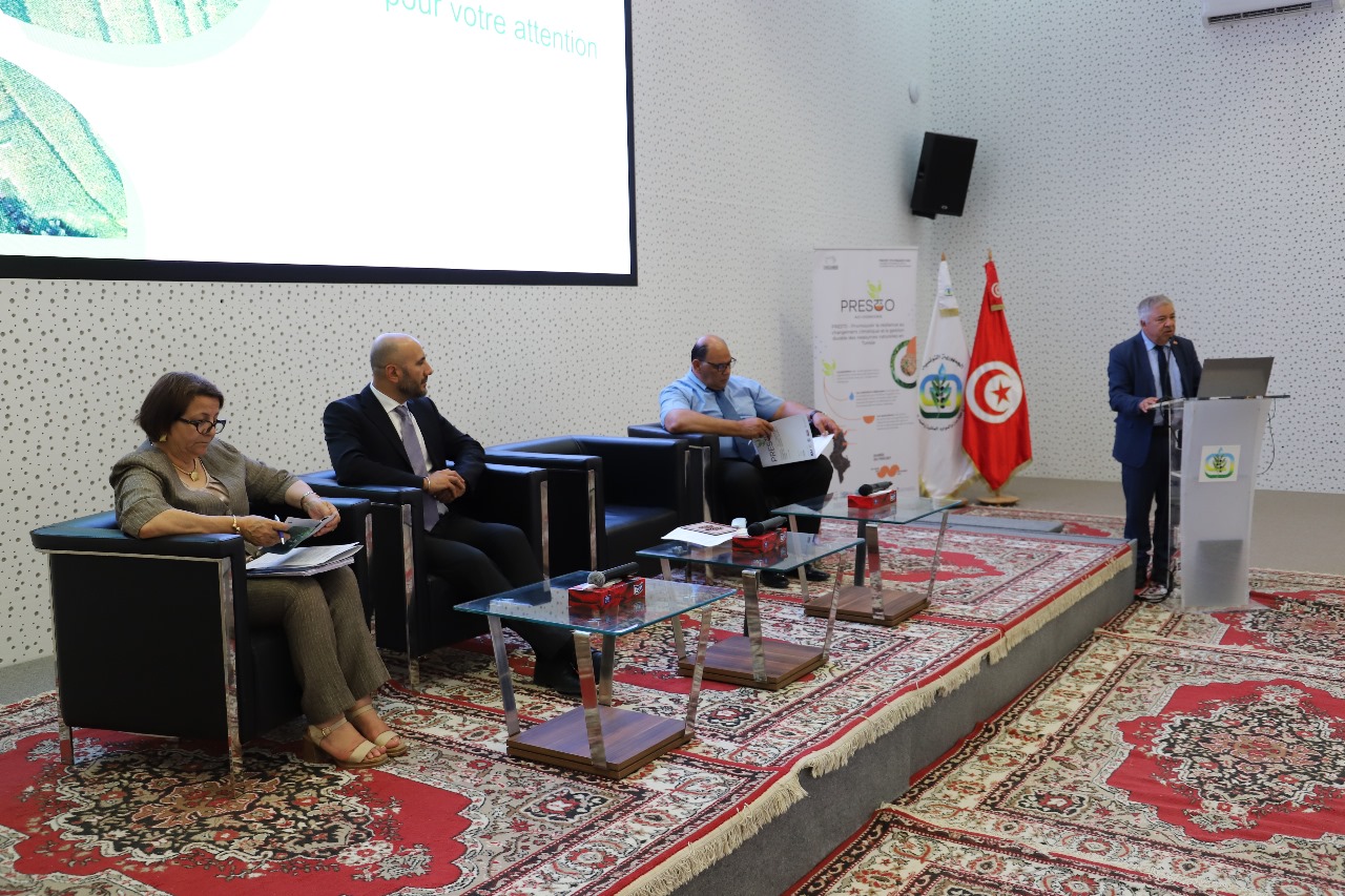 ورشة عمل حول تقديم مشروع "PRESTO" لتعزيز القدرة على التكيف مع تغير المناخ والإدارة المستدامة للموارد الطبيعية في تونس.