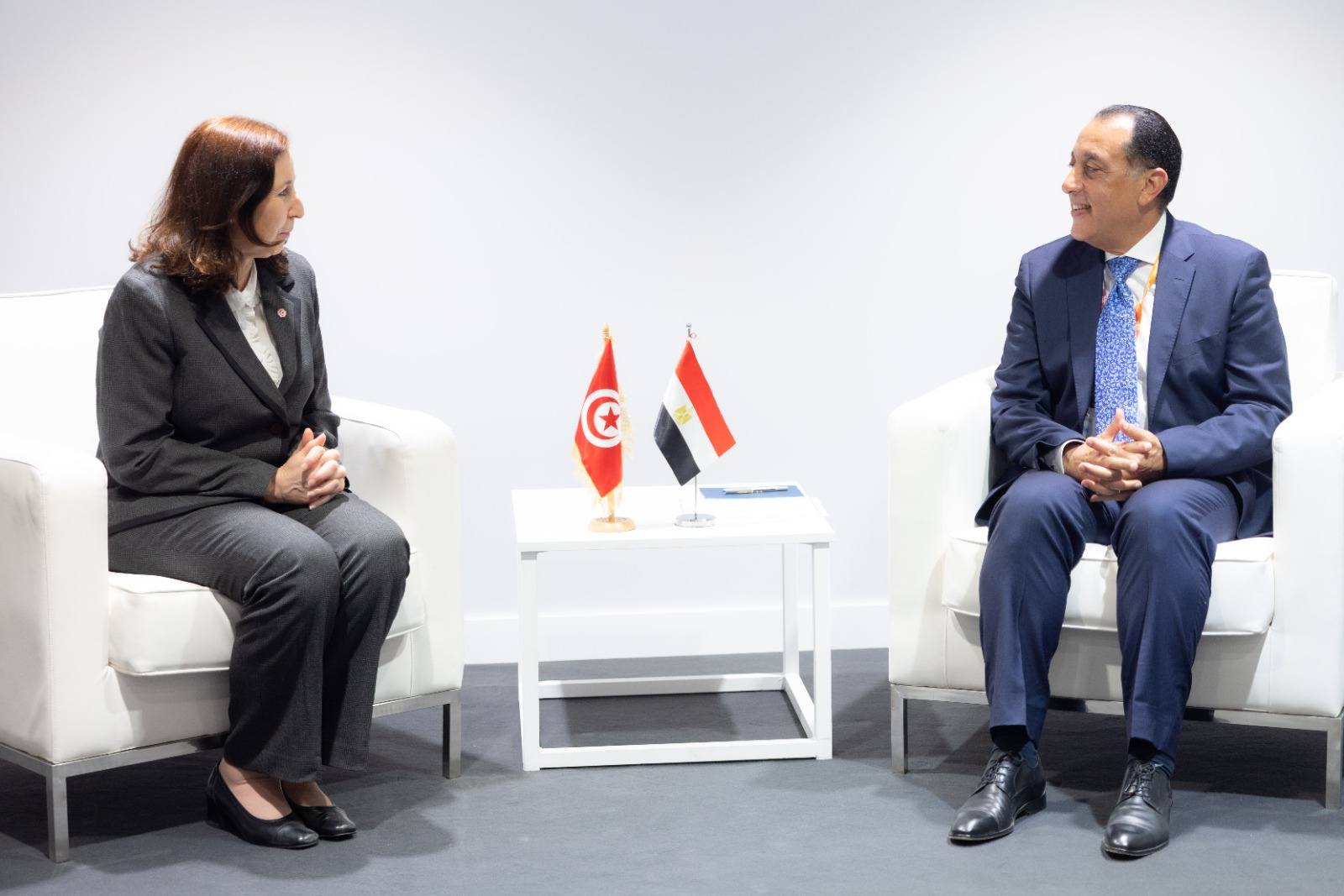 رئيسة الحكومة تتفق مع نظيرها المصري على حسن تنظيم أعمال اللجنة العلياالمشتركة في سبتمبر المقبل